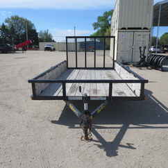2015 Big Tex 77x12  Single Axle Utility 35SA-12BK4RG