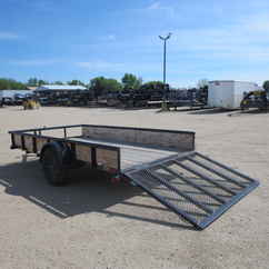 2015 Big Tex 77x12  Single Axle Utility 35SA-12BK4RG