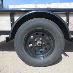 2015 Big Tex 77x12  Single Axle Utility 35SA-12BK4RG