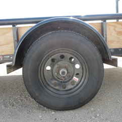 2015 Big Tex 77x12  Single Axle Utility 35SA-12BK4RG