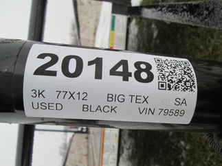 2015 Big Tex 77x12  Single Axle Utility 35SA-12BK4RG