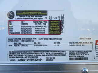 2026 Darkhorse 6x12  Enclosed Cargo DHW6X12SA30