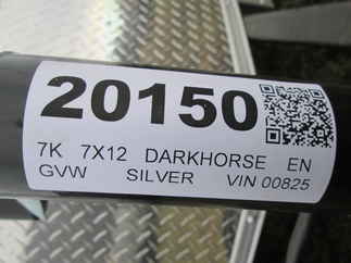 2026 Darkhorse 7x12  Enclosed Cargo DHW7X12TA35