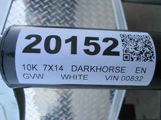 2026 Darkhorse 7x14  Enclosed Cargo DHW7X14TA35