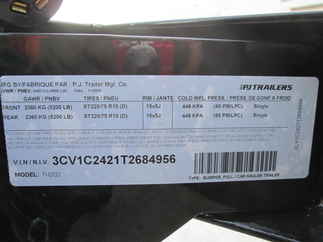 2026 PJ Trailer 83x20 TH Equipment Tilt THJ2052BSTK-DR01-GV09