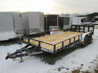 2026 PJ Trailer 83x18 UL Utility UL21832BSMK