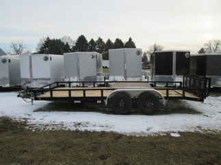 2026 PJ Trailer 83x18 UL Utility UL21832BSMK