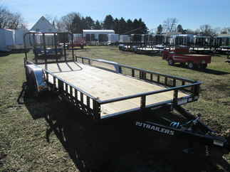 2026 PJ Trailer 83x20 UL Utility UL22032BSFK-ATVR-SP02