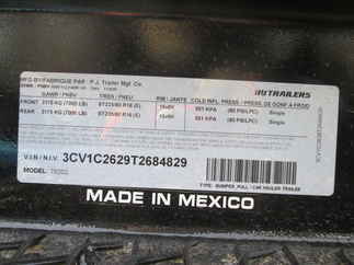 2026 PJ Trailer 83x20 T6 Equipment Tilt T6J2072BTTK