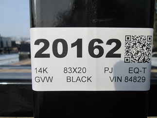 2026 PJ Trailer 83x20 T6 Equipment Tilt T6J2072BTTK