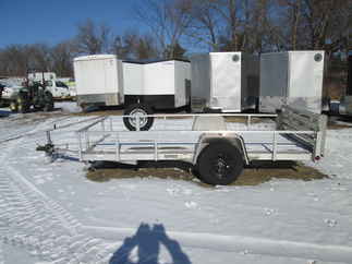2022 Quality Steel 74x12  Aluminum Single Axle Utility 7412ALSL3.5KSA