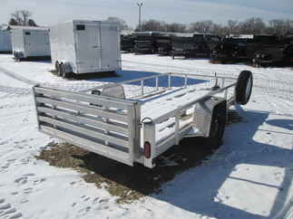 2022 Quality Steel 74x12  Aluminum Single Axle Utility 7412ALSL3.5KSA