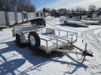 2022 Quality Steel 74x12  Aluminum Single Axle Utility 7412ALSL3.5KSA