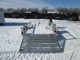 2022 Quality Steel 74x12  Aluminum Single Axle Utility 7412ALSL3.5KSA