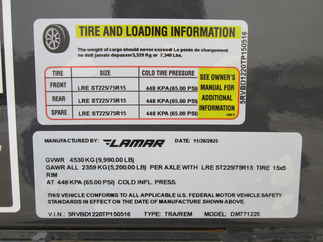 2026 Lamar 77x12  Dump DM771225