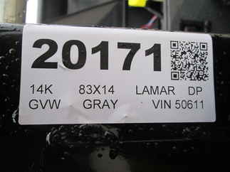 2026 Lamar 83x14  Dump DT831427