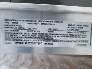 2026 Legend 7.5x16  Enclosed Cargo 7.5X18TVTA35