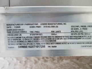 2026 Legend 7.5x16  Enclosed Cargo 7.5X18TVTA35