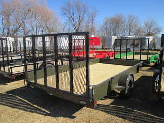 2026 Rice 82x14  Single Axle Utility SST8214