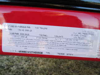 2026 Rice 82x14  Single Axle Utility SST8214