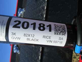 2026 Rice 82x12  Single Axle Utility SST8212