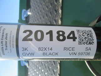 2026 Rice 82x14  Single Axle Utility SST8214