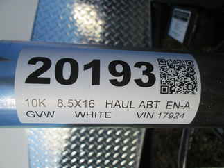 2026 Haul-About 8.5x16  Enclosed Cargo PAN8516TA3