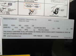 2026 Diamond T 102x32  Gooseneck 10232DTF240