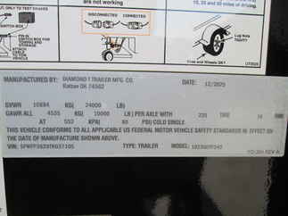 2026 Diamond T 102x36  Gooseneck 10236DTF240