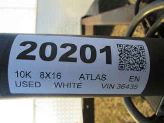2016 Atlas 8x16  Enclosed Cargo AU816TA3