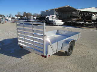 2027 Aluma 63x10  Aluminum Single Axle Utility 6310ESA-S-TG