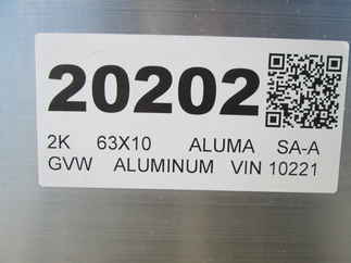 2027 Aluma 63x10  Aluminum Single Axle Utility 6310ESA-S-TG