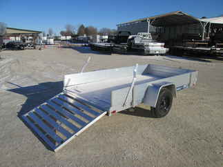 2026 Aluma 63x10  Aluminum Single Axle Utility 6310ESA-S-TG