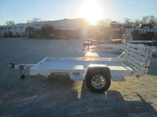 2026 Aluma 72x10  Aluminum Single Axle Utility 7210H-S-BT