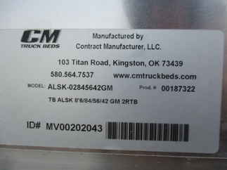 NEW CM 8.5 x 84 ALSK Truck Bed