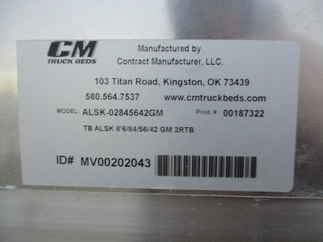 NEW CM 8.5 x 84 ALSK Truck Bed