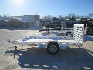 2026 Aluma 77x12  Aluminum Single Axle Utility 7712H-S-TG