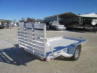2026 Aluma 77x12  Aluminum Single Axle Utility 7712H-S-TG