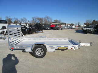 2026 Aluma 77x12  Aluminum Single Axle Utility 7712H-S-TG