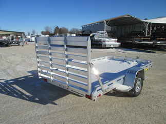 2027 Aluma 77x12  Aluminum Single Axle Utility 7712H-S-TG