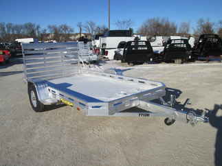 2027 Aluma 77x12  Aluminum Single Axle Utility 7712H-S-TG