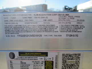 2027 Aluma 77x12  Aluminum Single Axle Utility 7712H-S-TG