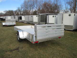 2027 Aluma 81x15  Aluminum Single Axle Utility 8115H-S-EL-R-BT-SR