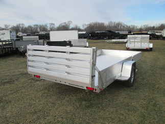 2027 Aluma 81x15  Aluminum Single Axle Utility 8115H-S-EL-R-BT-SR