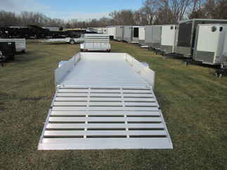 2027 Aluma 81x15  Aluminum Single Axle Utility 8115H-S-EL-R-BT-SR