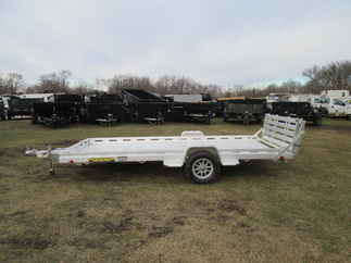 2026 Aluma 81x15  Aluminum Single Axle Utility 8015S-EL-BT