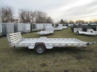 2026 Aluma 81x15  Aluminum Single Axle Utility 8015S-EL-BT