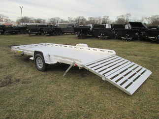 2026 Aluma 81x15  Aluminum Single Axle Utility 8015S-EL-BT