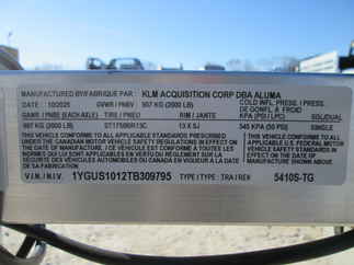 2026 Aluma 54x10  Aluminum Single Axle Utility 5410S-TG