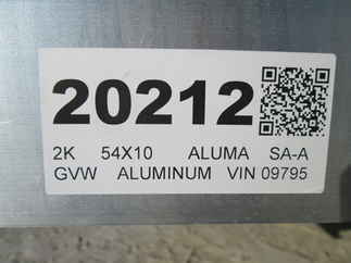 2026 Aluma 54x10  Aluminum Single Axle Utility 5410S-TG